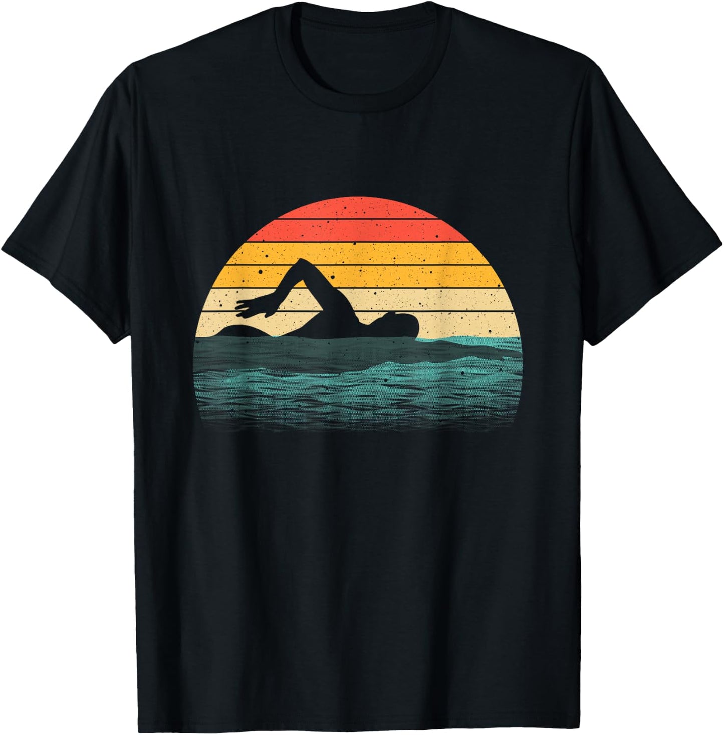 Swimming Gift Women Boys Girls Swimmer Swim Coach T-Shirt - T-Shirt | Black