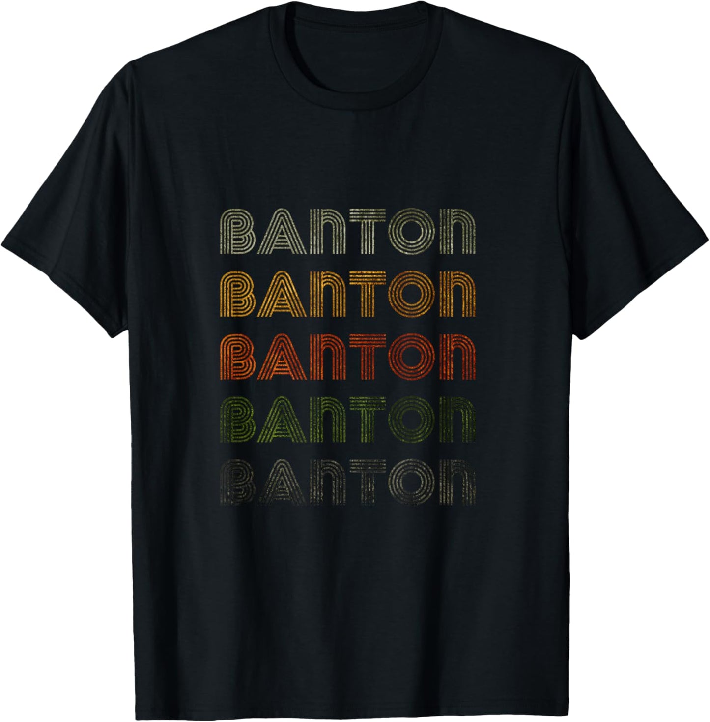 Love Heart Banton Grunge Vintage Style Black Banton T-Shirt - T-Shirt | Black