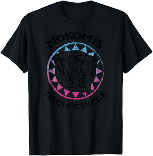 Nokomis Florida Drum Circle Drummer T-Shirt - T-Shirt | Black