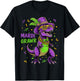 Mardi Grawr T-Rex Dino Costume Toddler Boys Kids Mardi Gras T-Shirt - T-Shirt | Black