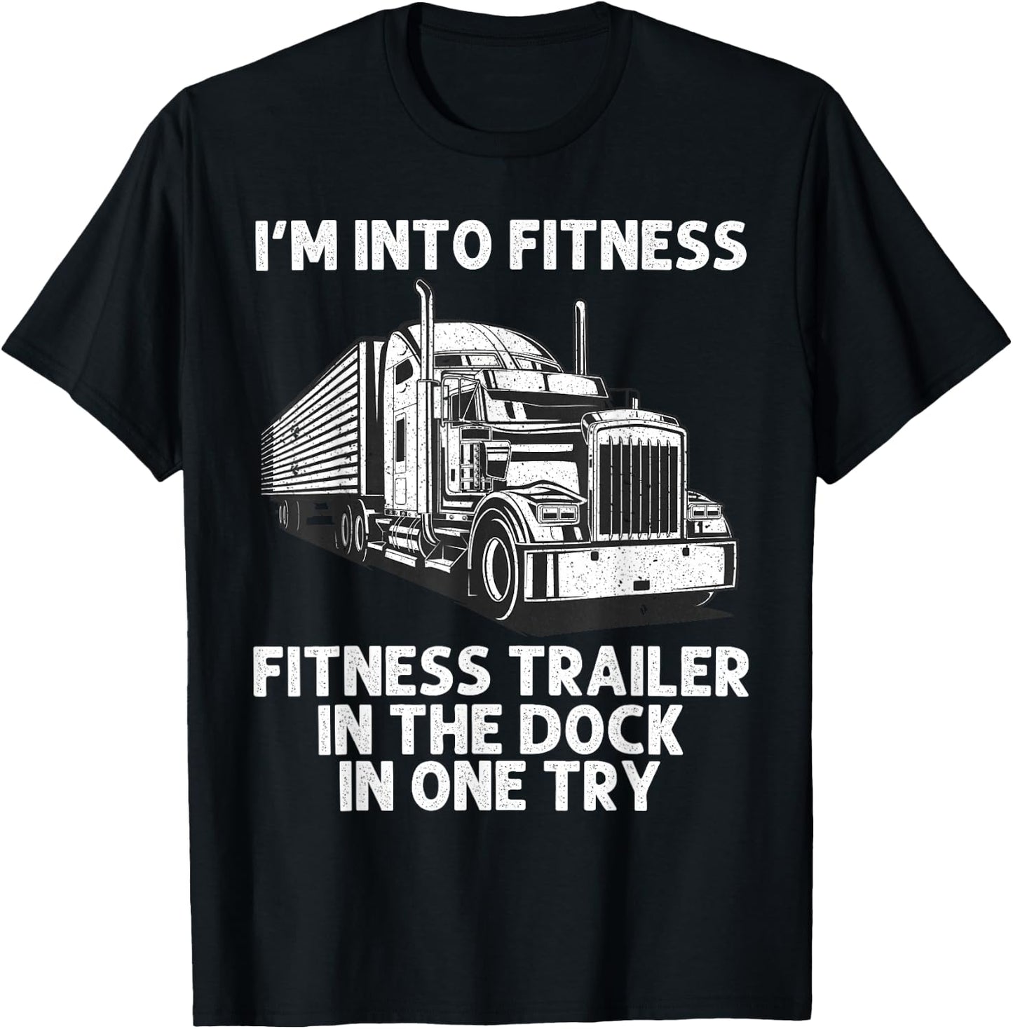 Best Truck Driver Art Dad Women Trucking CDL Trucker T-Shirt - T-Shirt | Black