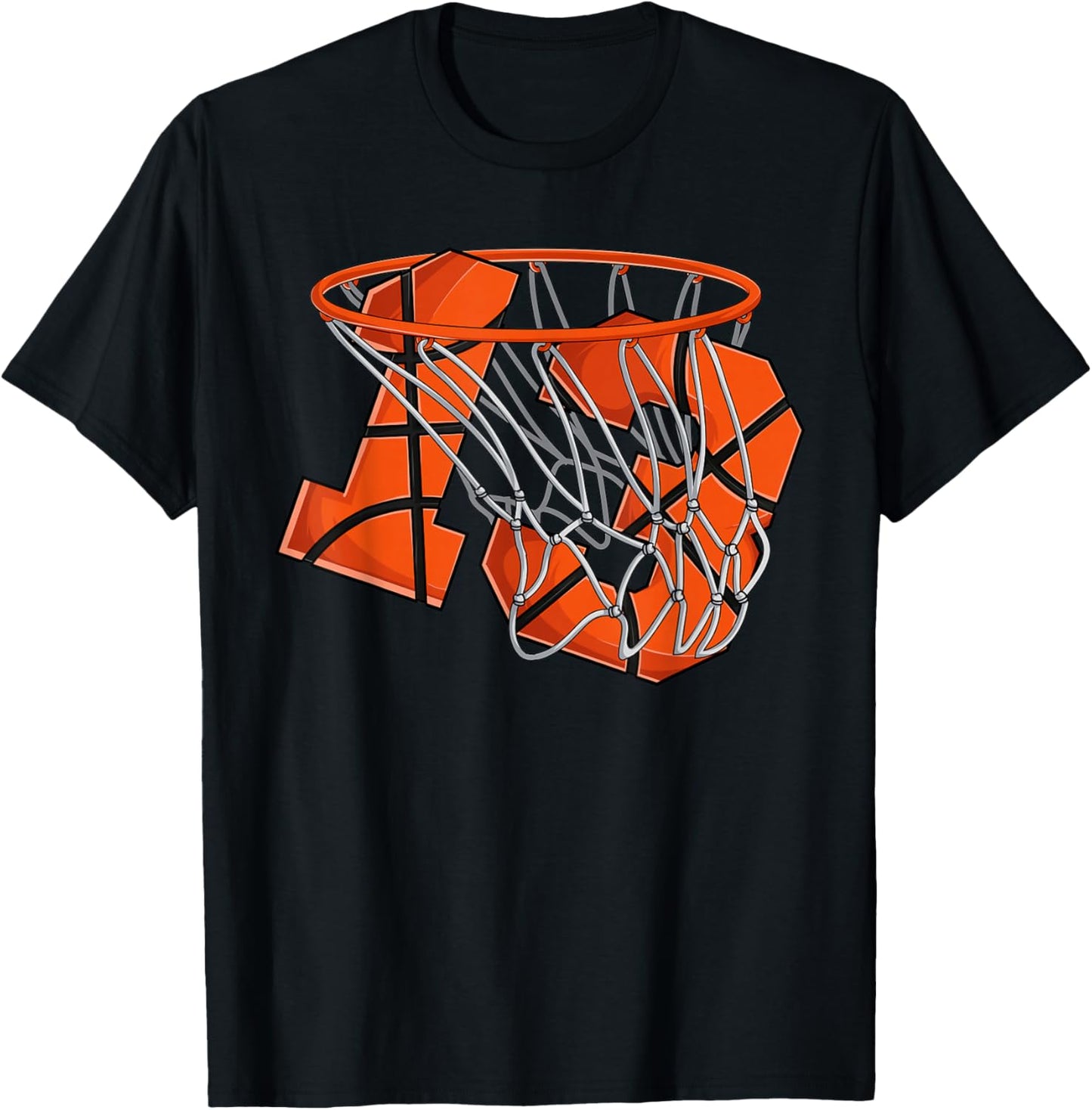 13th Birthday Basketball Shirt Kids, Boys 13 Year Old T-Shirt - T-Shirt | Black