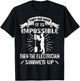 Funny Electrician They All Said It Is Impossible T-Shirt - T-Shirt | Black