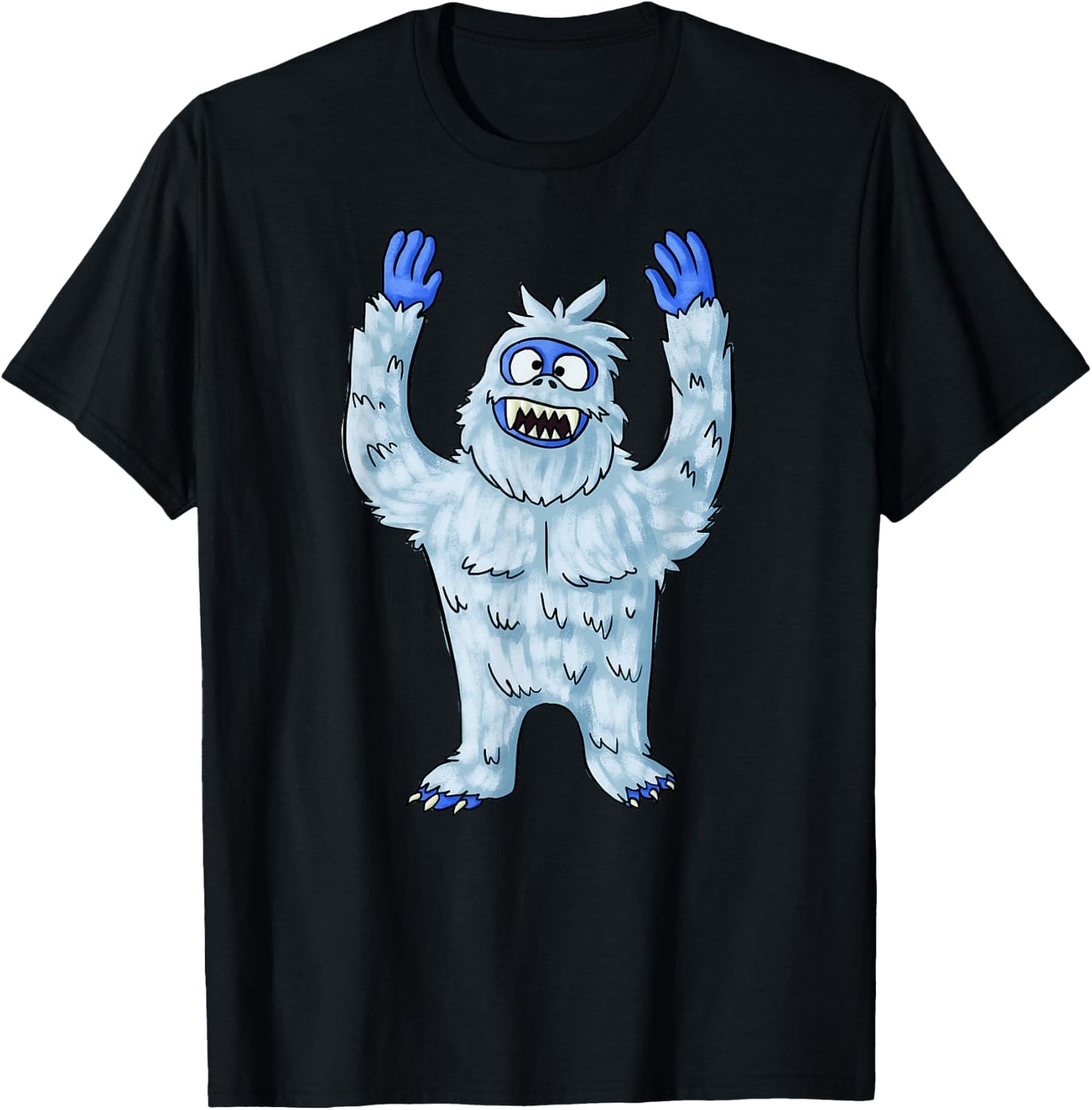 Abominable Snow Monster Christmas Abominable Snowman T-Shirt - T-Shirt | Black