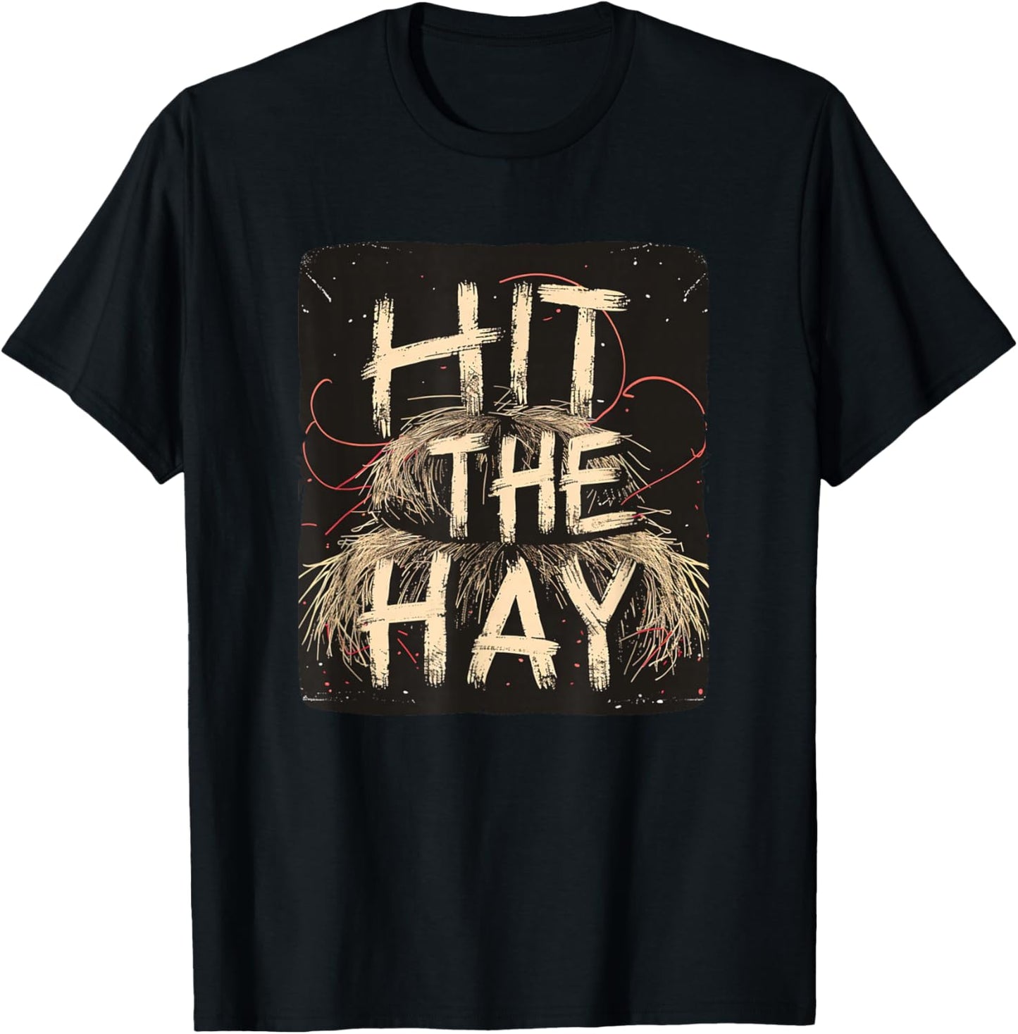 Funny Sleep Wear Costume with hit the hay T-Shirt - T-Shirt | Black