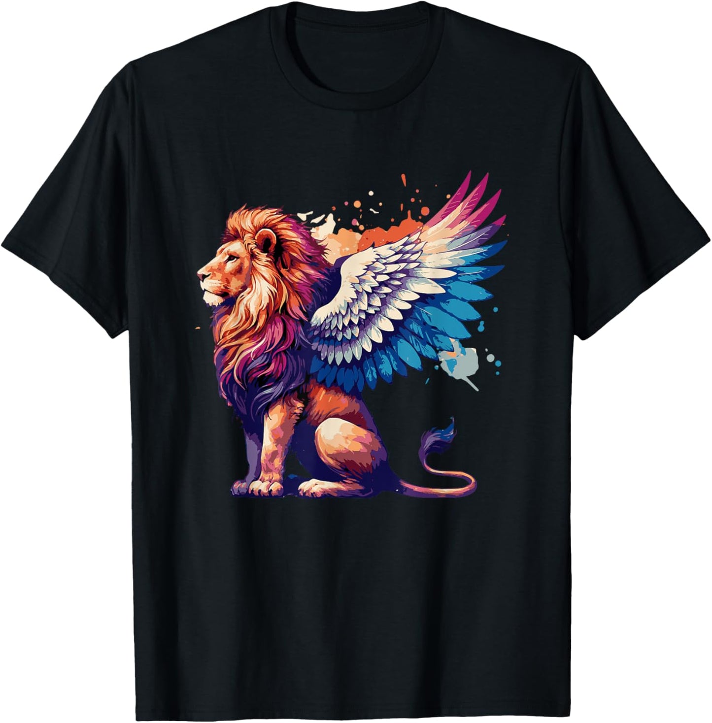 Winged Lion Griffin T-Shirt - T-Shirt | Black