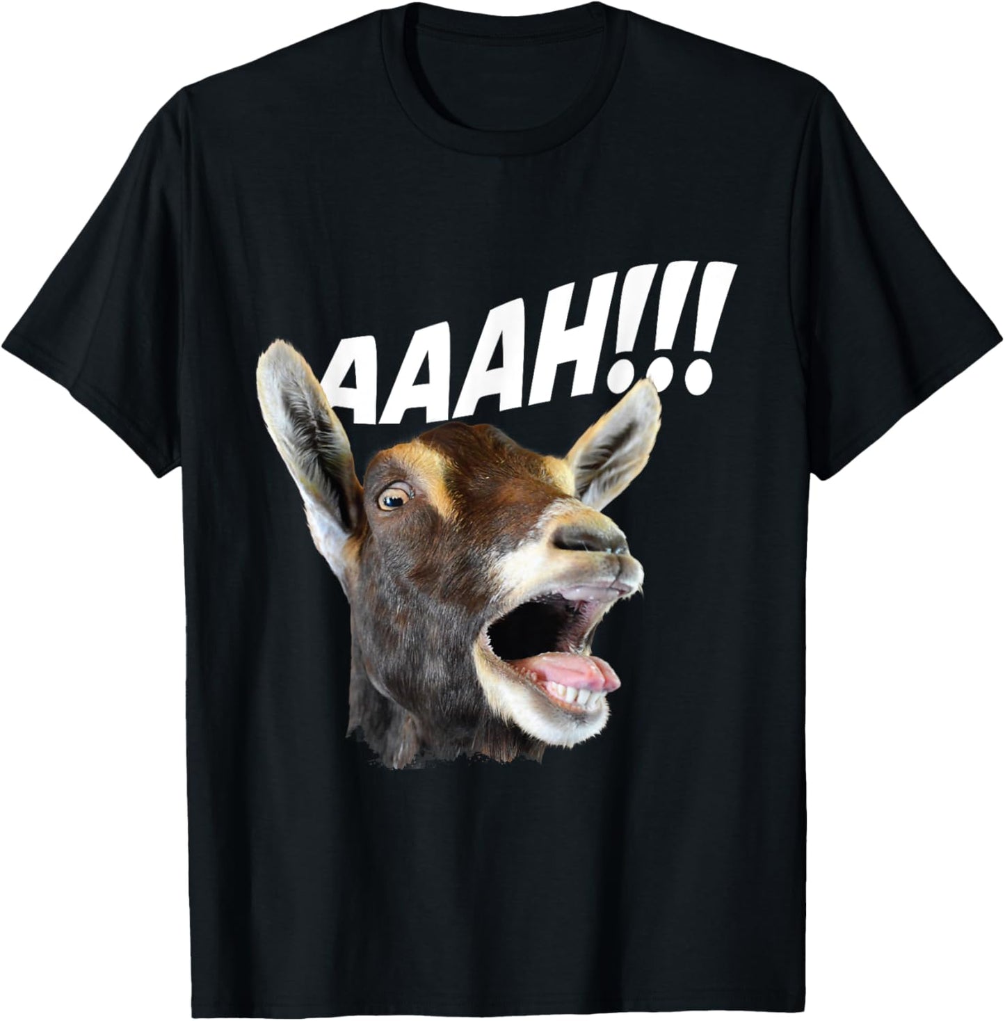 Aaah - Goat Whisperer Rancher Farm Animal Farmer Halloween T-Shirt - T-Shirt | Black