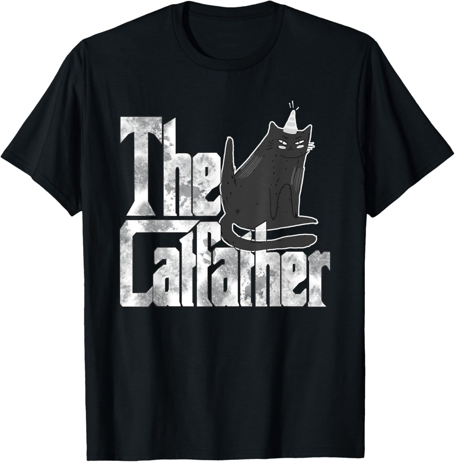 Cat Dad The Catfather Cheeky Birthday Cat Father Kitty Daddy Women T-Shirt - T-Shirt | Black