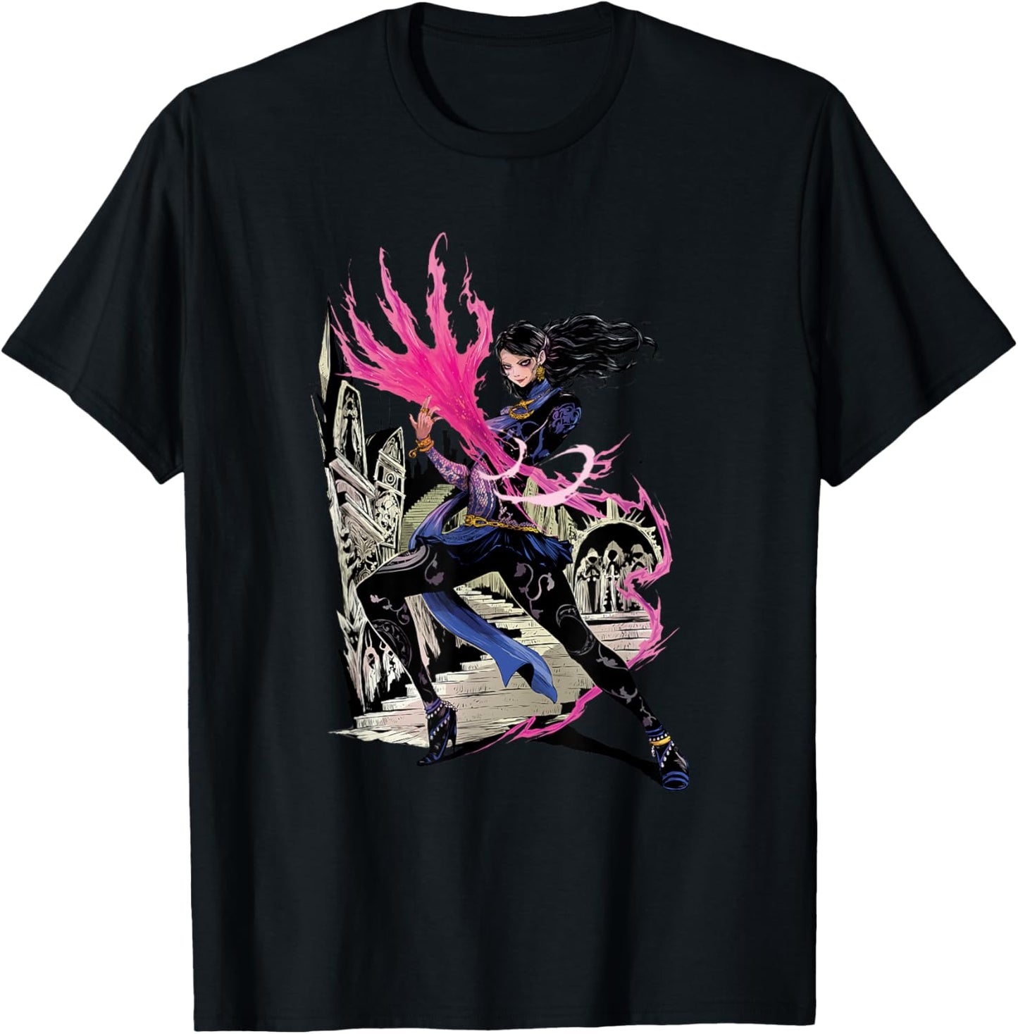 Tekken7 Zafina 002 T-Shirt - T-Shirt | Black
