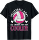 Cool Volleyball Aunt Of A Volleyball Player Auntie T-Shirt - T-Shirt | Black