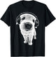 Y2K Dog Headphones T-Shirt - T-Shirt | Black