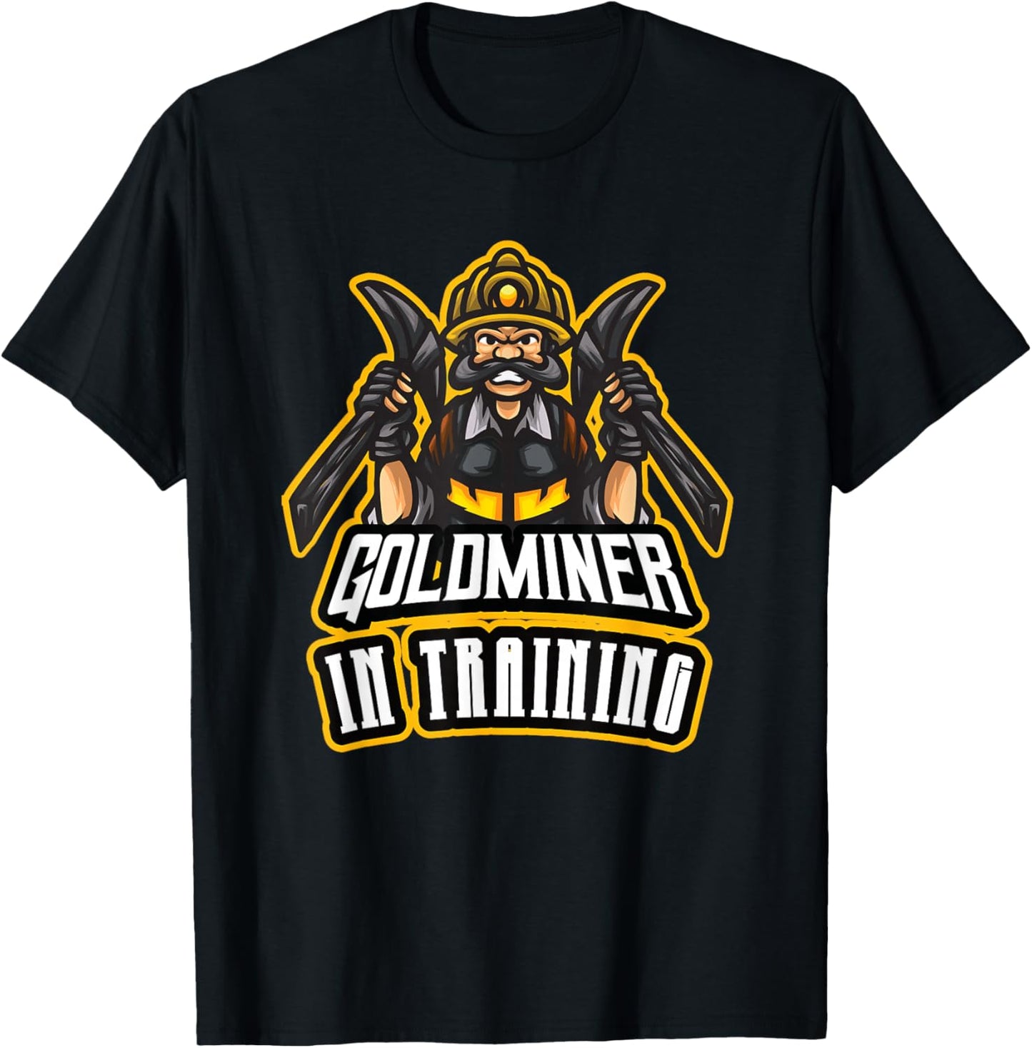 Gold Digging Gold Mining Gold Panning Gold Mine T-Shirt - T-Shirt | Black
