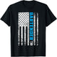 Bartender American Flag 4th of July Vintage Funny Bartender T-Shirt - T-Shirt | Black