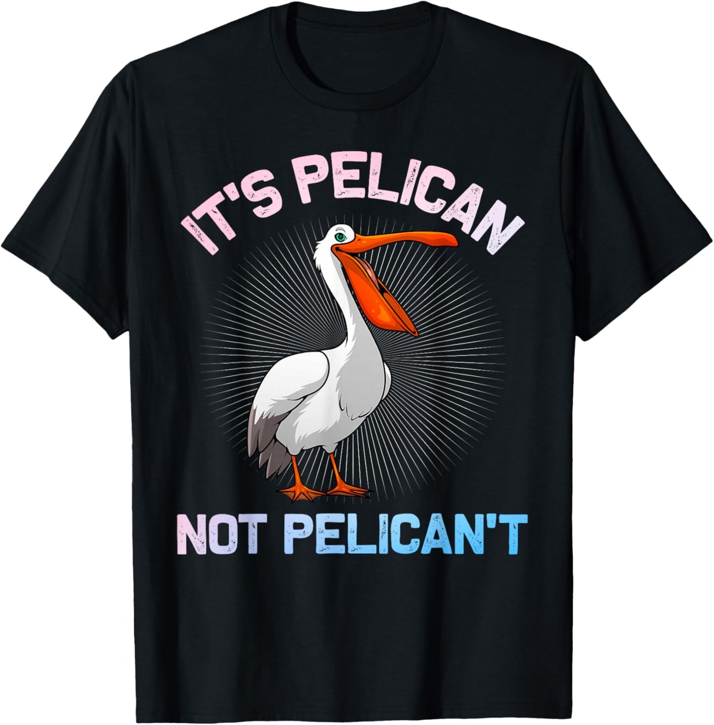 Cool Pelican Art Women Animal Bird Lover Pelican T-Shirt - T-Shirt | Black