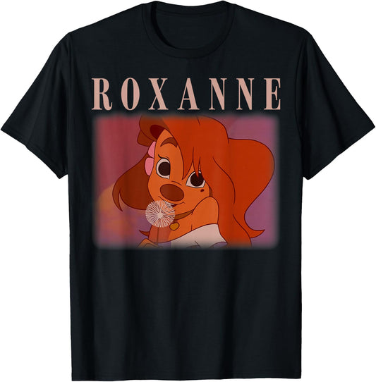 Disney A Goofy Movie Roxanne Vintage Valentine Portrait T-Shirt - T-Shirt | Black