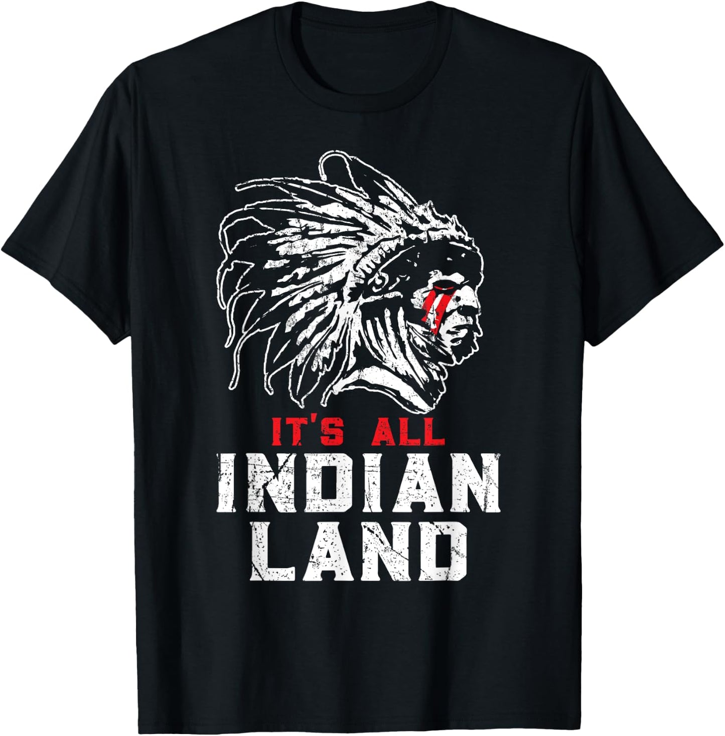 Native American All Indian Land T-Shirt - T-Shirt | Black