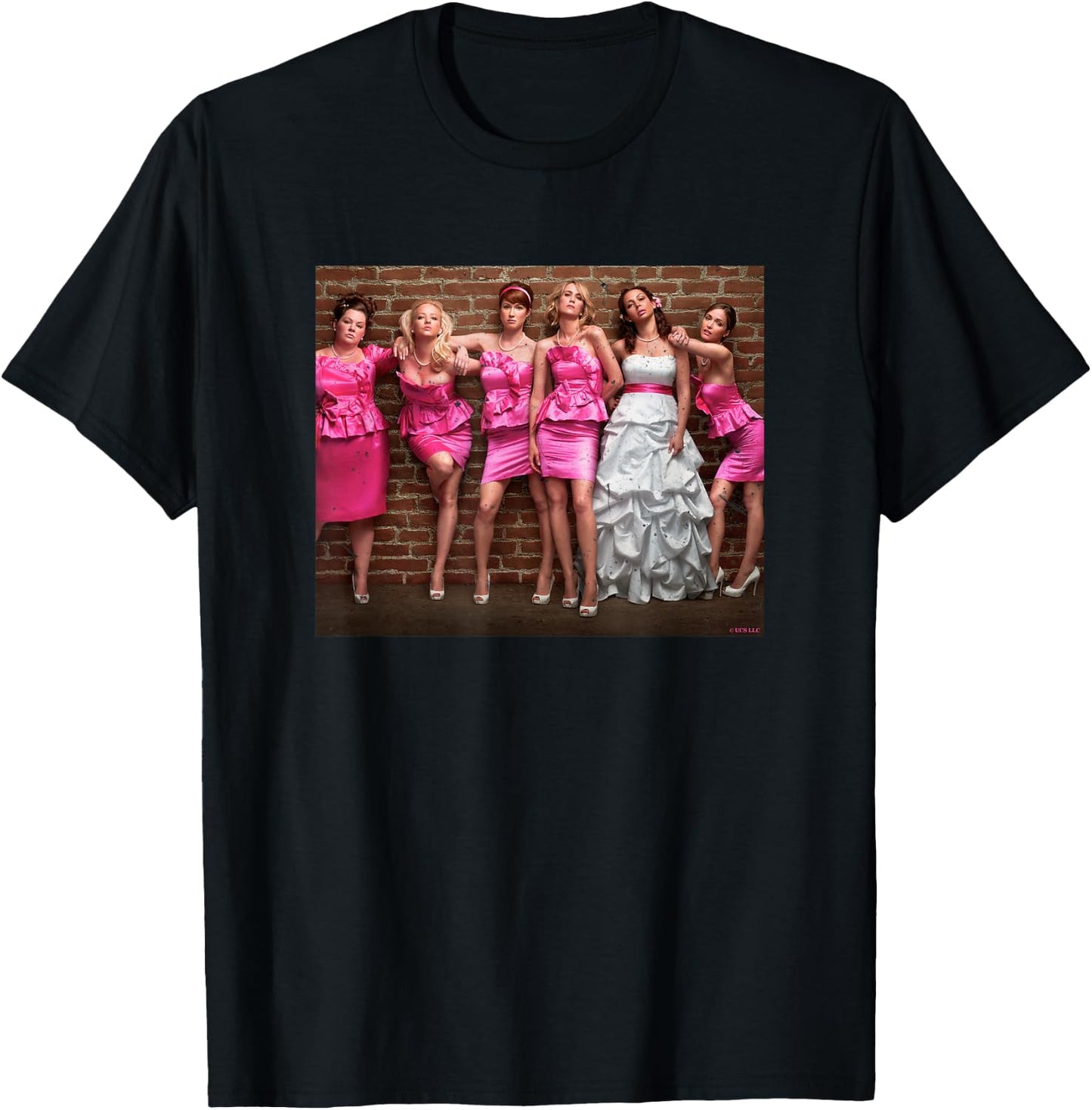 Bridesmaids Cast Vintage T-Shirt - T-Shirt | Black