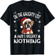 Cute Boxer dog Dog Christmas On The Naughty List and I Men Women T-Shirt - T-Shirt | Black