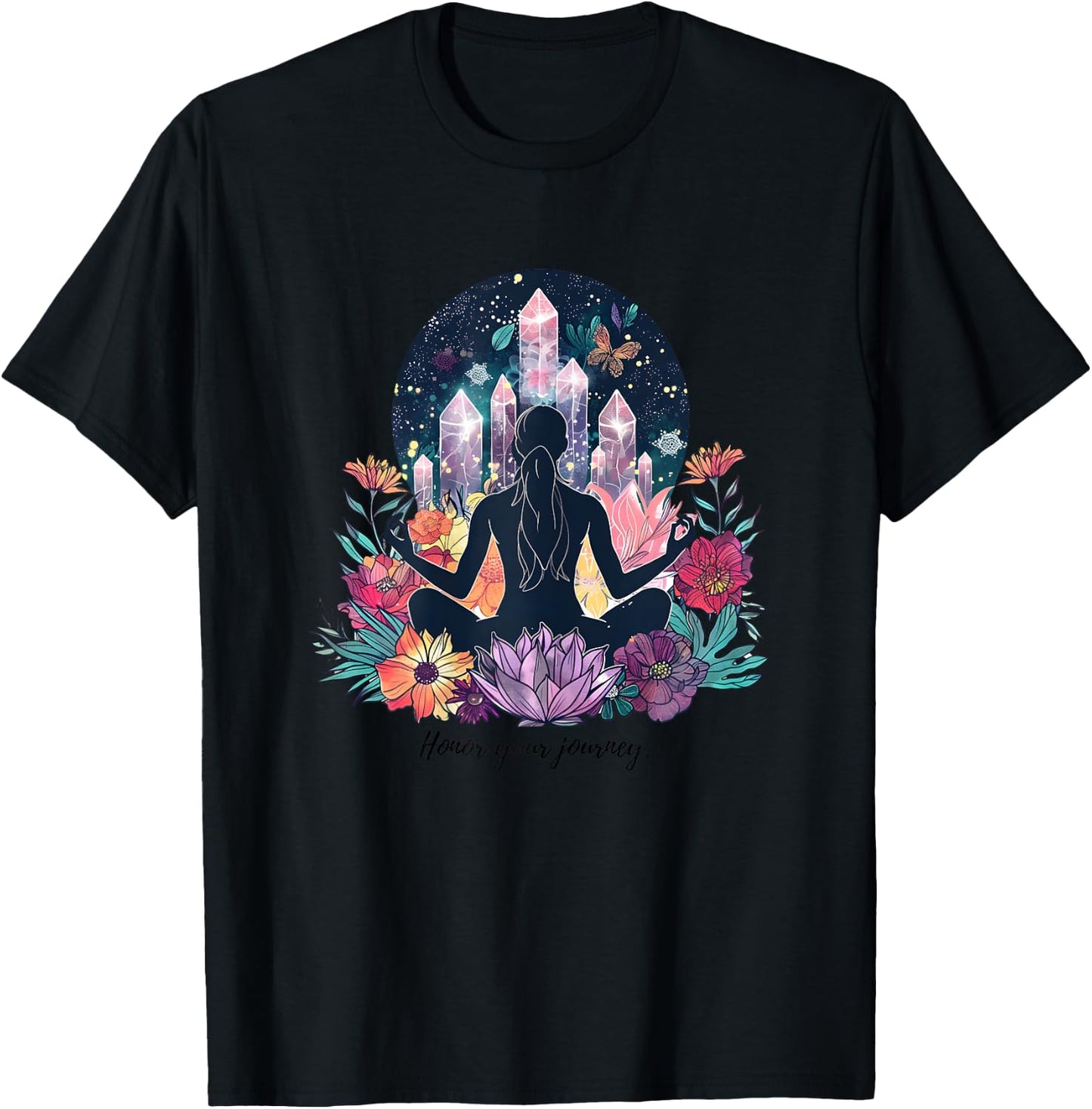 Transform Your Space with Yoga & Meditation Inspirations T-Shirt - T-Shirt | Black
