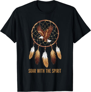 Dream Catcher Bohemian Spiritual Dreamcatcher T-Shirt - T-Shirt | Black