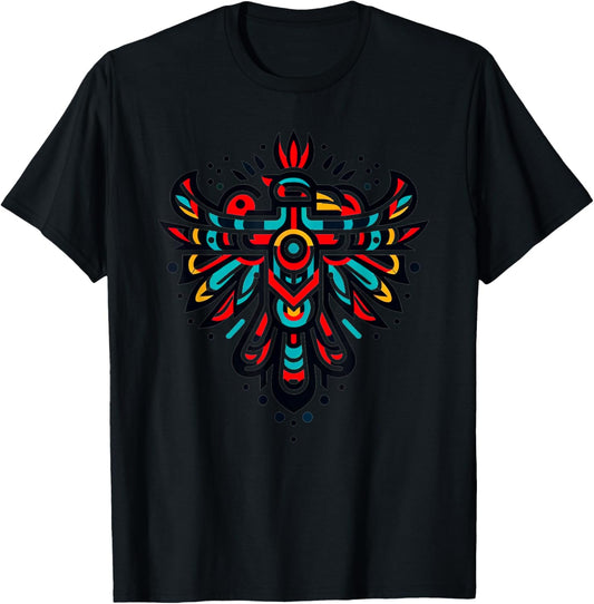 Thunderbird Native American Tribal Art T-Shirt - T-Shirt | Black