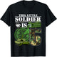 5 Year Old Soldier Birthday T Shirt Military Camo 5th Gift T-Shirt - T-Shirt | Black