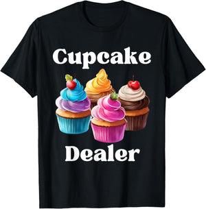 Cupcake Dealer Baker Cupcake Love T-Shirt - T-Shirt | Black