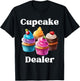 Cupcake Dealer Baker Cupcake Love T-Shirt - T-Shirt | Black