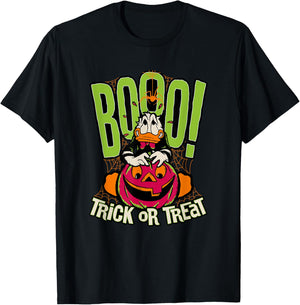 Disney Mickey and Friends Halloween Donald Trick Or Treat T-Shirt - T-Shirt | Black