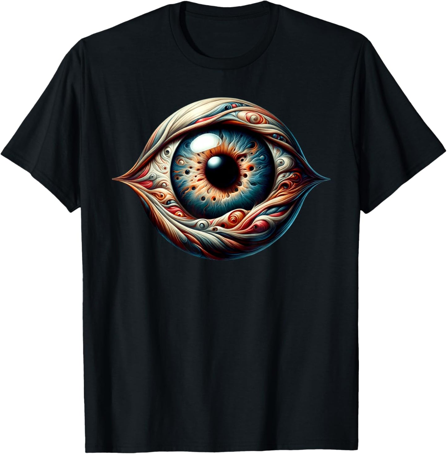 Eyeball Creepy Eye T-Shirt - T-Shirt | Black