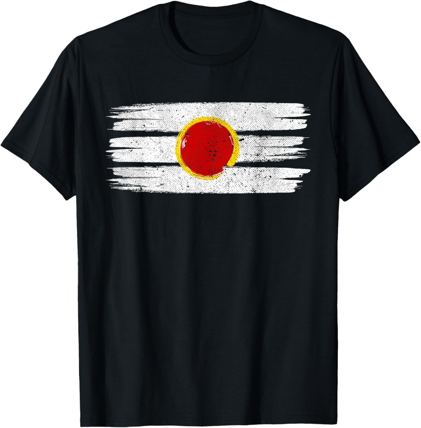 Tripundra Lord Shiva Circle Hindu Third Three Lines Eye T-Shirt - T-Shirt | Black