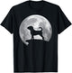 CHUG Dog And Moon Vintage Halloween Costume Men Women Kids T-Shirt - T-Shirt | Black