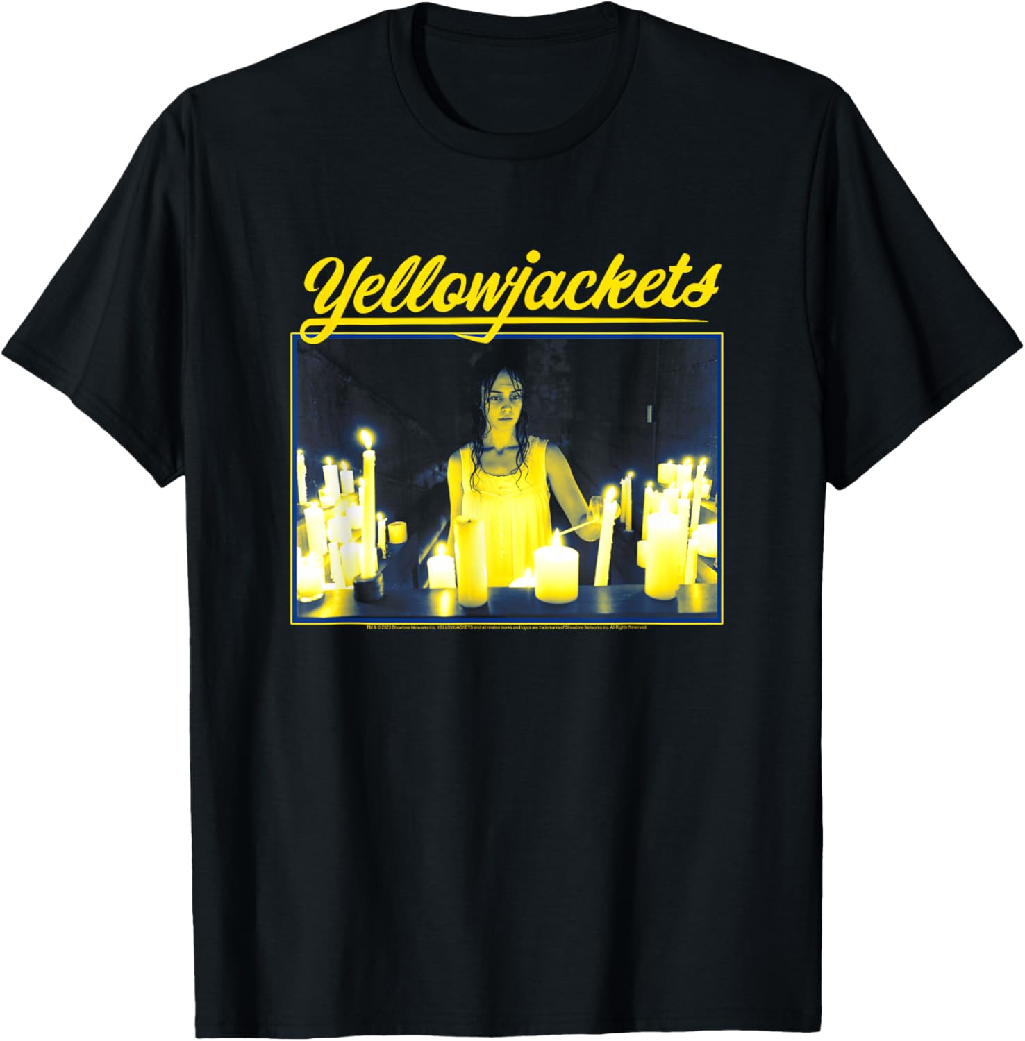 Yellowjackets Candle Lighting Small T-Shirt - T-Shirt | Black