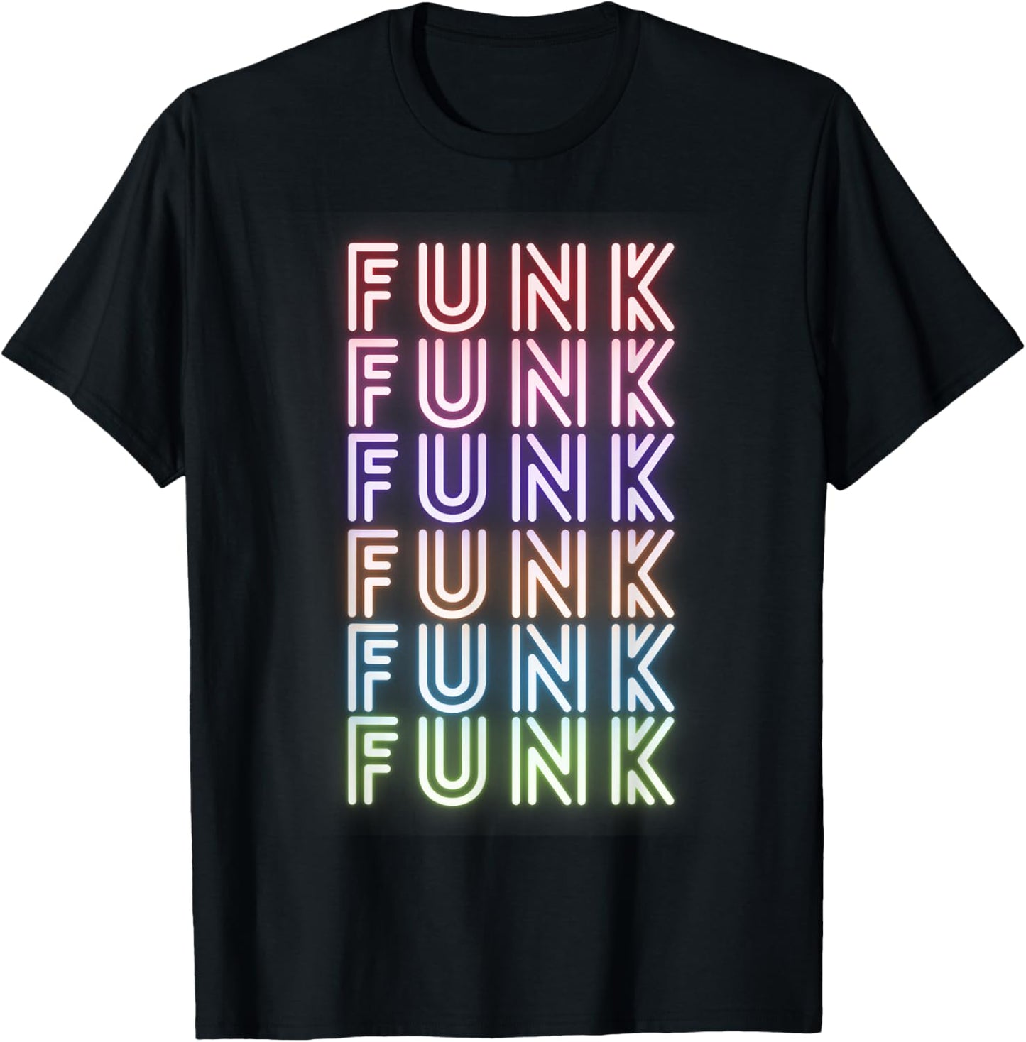 Funny Funk Retro Vintage Music Musician Funk T-Shirt - T-Shirt | Black