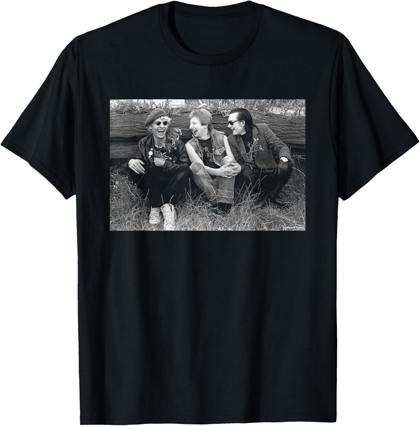 The Damned Band In Nature By Virginia Turbett T-Shirt - T-Shirt | Black