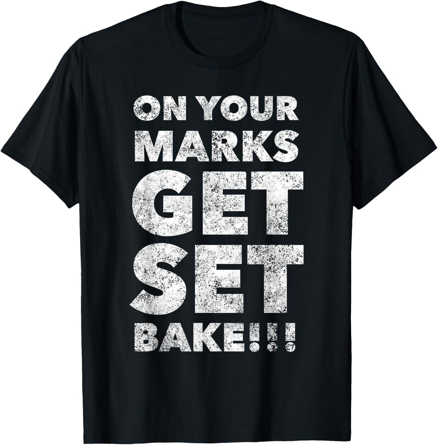Get Set Bake For British Fans Off Baking T-Shirt - T-Shirt | Black