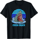 Cocoa Beach Vacation Shark Theme T-Shirt - T-Shirt | Black