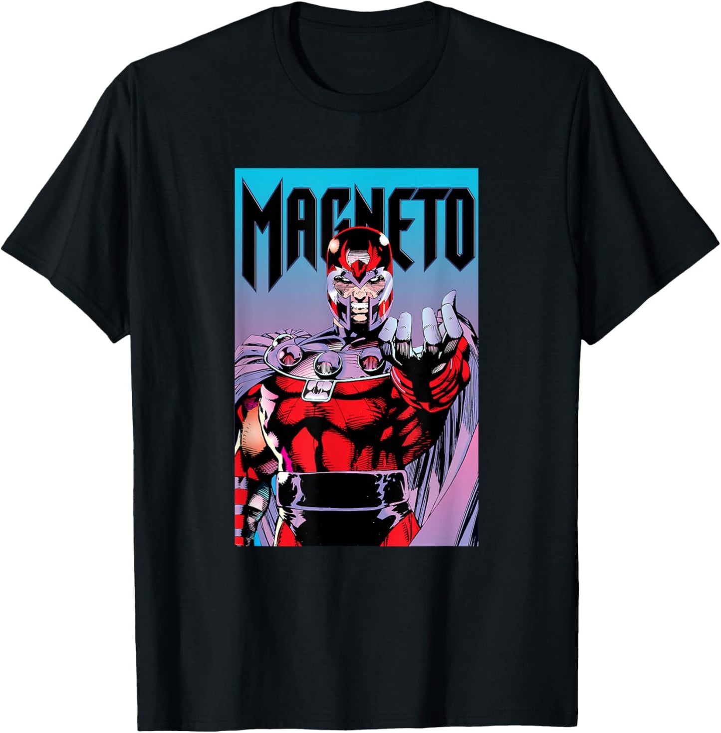 Marvel X-Men Magneto Powerful Pose Epic Poster T-Shirt - T-Shirt | Black