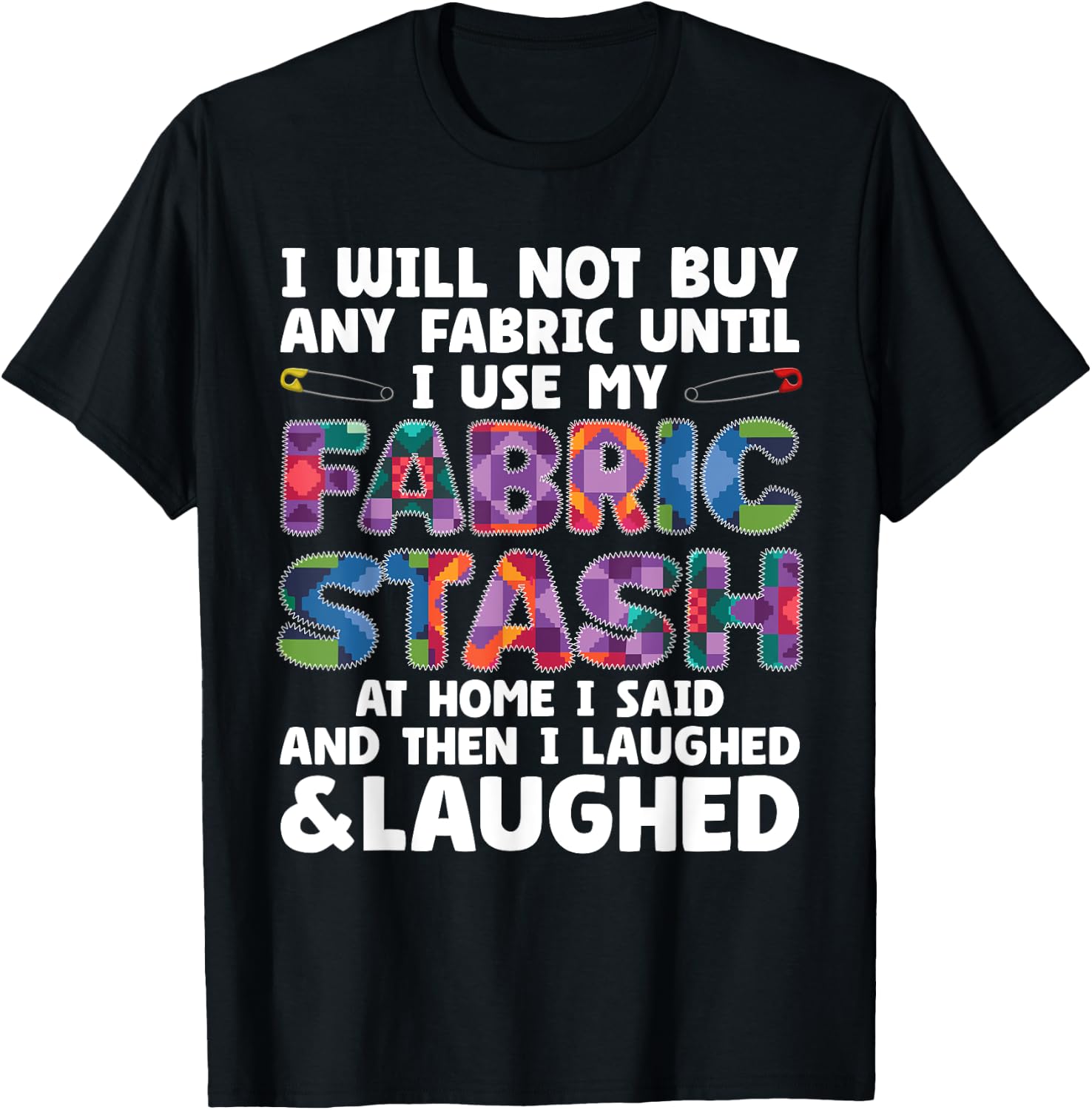 Funny Quilting Art Women Sewing Quilt Sewer Quilter T-Shirt - T-Shirt | Black