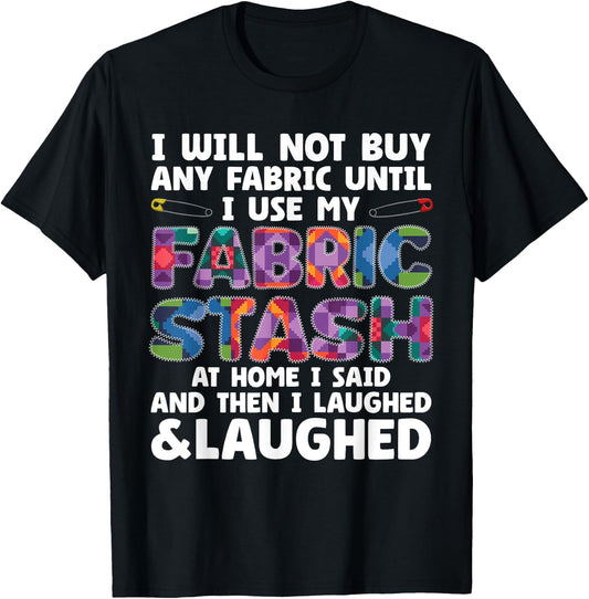 Funny Quilting Art Women Sewing Quilt Sewer Quilter T-Shirt - T-Shirt | Black