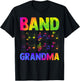 Band Grandma Marching Band Grandma Marching Band Grandmother T-Shirt - T-Shirt | Black