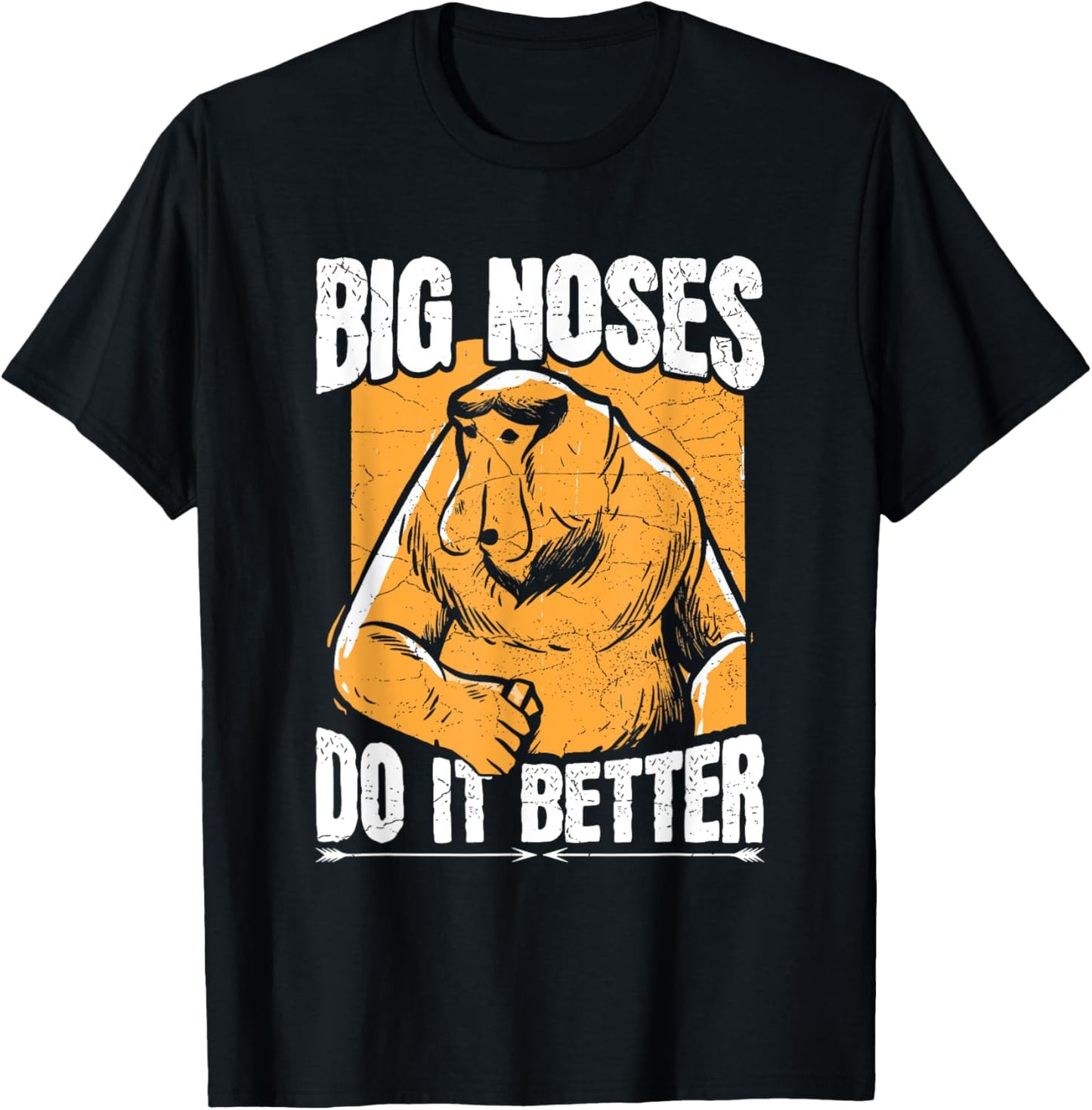 Big noses do it better Design for a Proboscis Monkey Expert T-Shirt - T-Shirt | Black