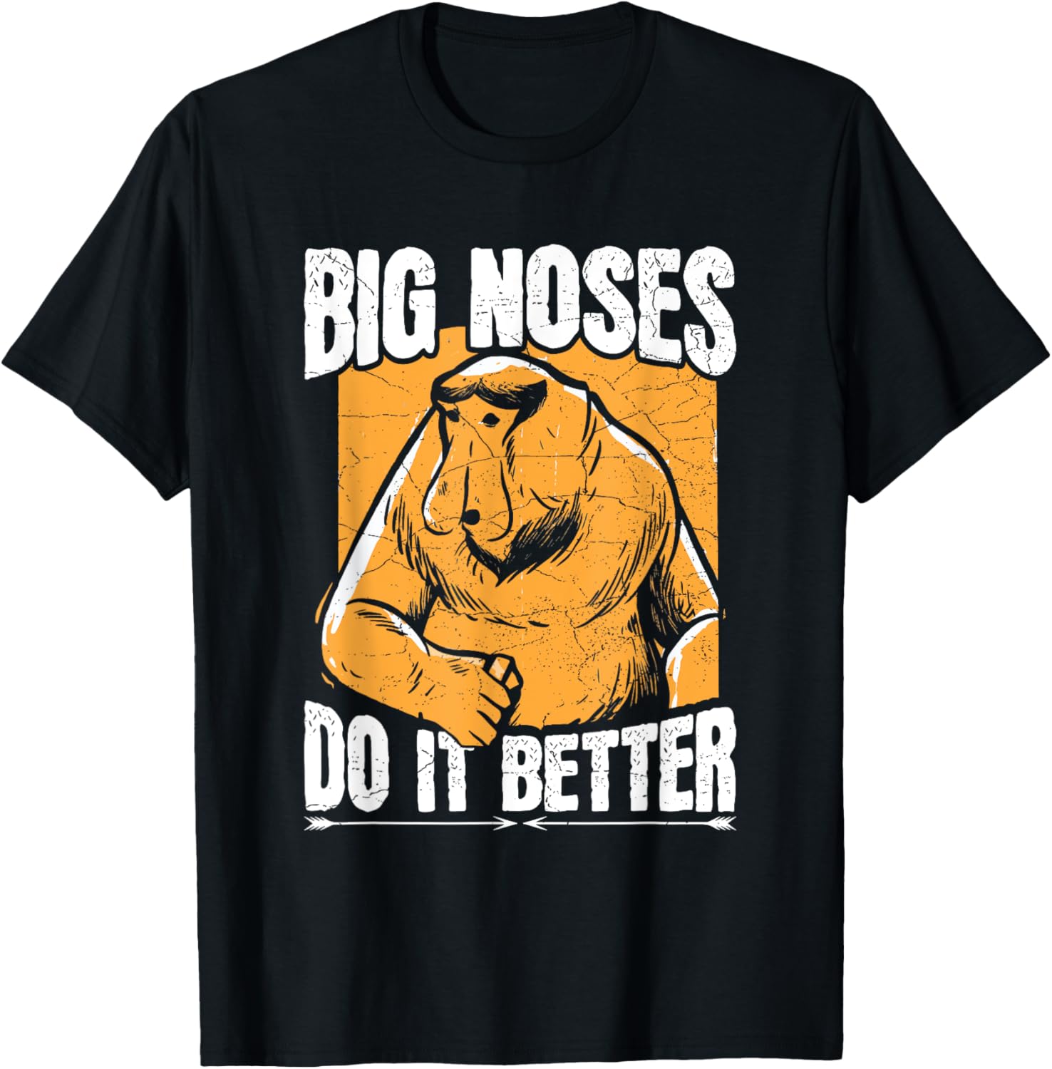 Big noses do it better Design for a Proboscis Monkey Expert T-Shirt - T-Shirt | Black