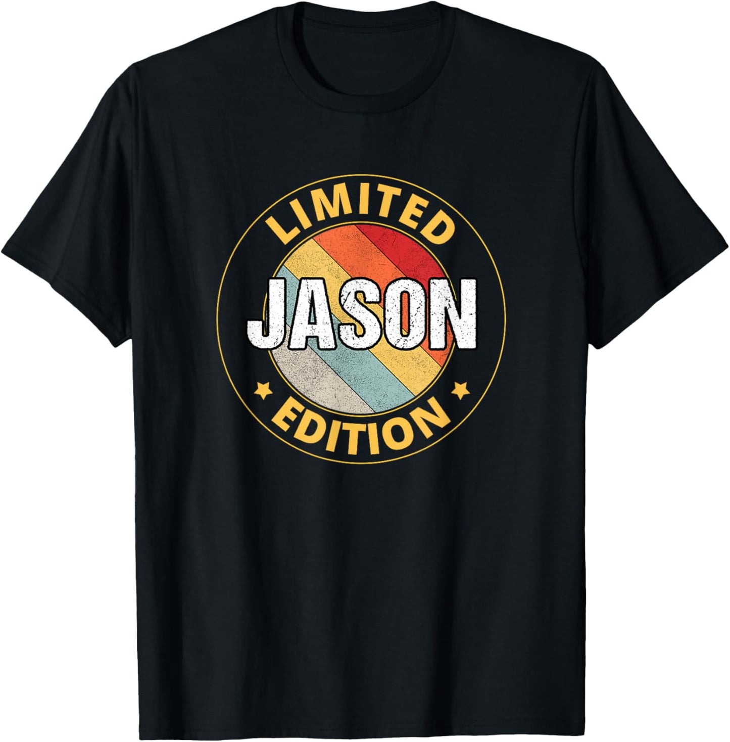 Jason Name T-Shirt - T-Shirt | Black