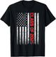 Class of 2025 Flag USA Senior 2025 Graduation 25 Boys T-Shirt - T-Shirt | Black