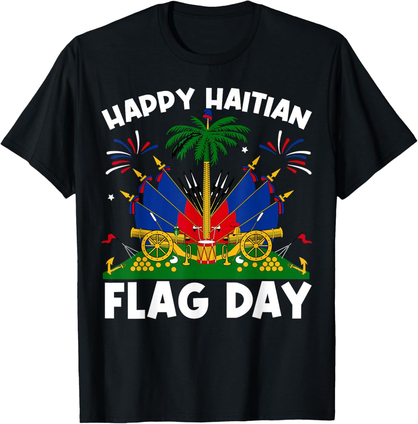 Haitian Flag Day Men Women Kids T-Shirt - T-Shirt | Black