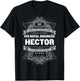 Hector First Name T-Shirt - T-Shirt | Black