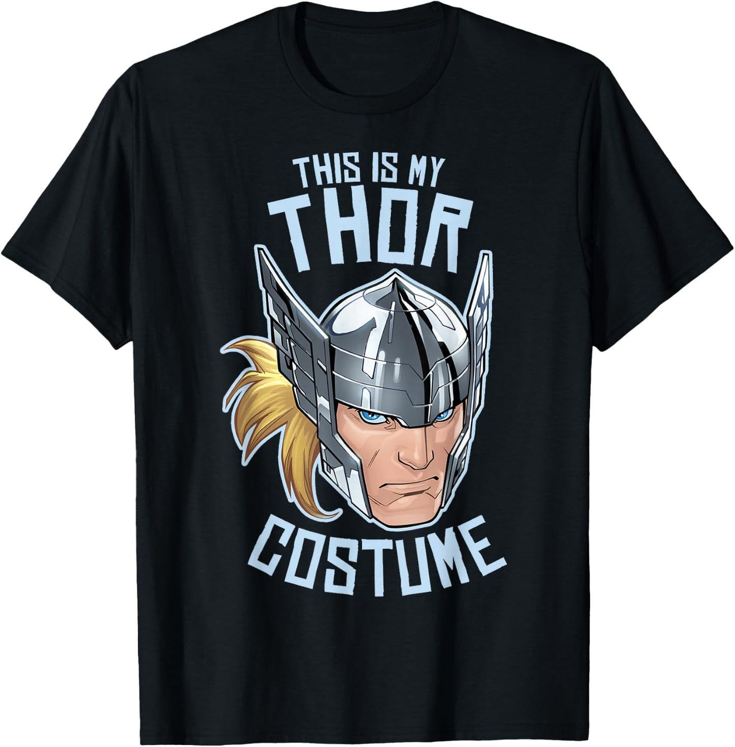 Marvel Thor This Is My Costume Halloween T-Shirt - T-Shirt | Black