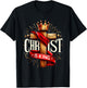 Christ Is King Christian Bible Verse Christian Jesus Cross T-Shirt - T-Shirt | Black