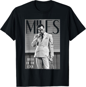 Miles Davis Simply Cool T-Shirt - T-Shirt | Black